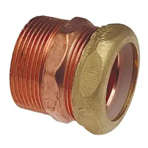 NIBCO H033050 DWV Trap Adapter, 1-1/2 Inch Size, Copper | BU4RGV