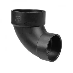 NIBCO I055800 DWV Reducing Closet Elbow With Cap, 4 x 3 Inch Size, Hub End Style, ABS | BU4PDF