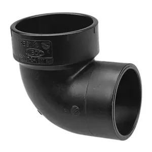 NIBCO I057500 DWV Vent Elbow, 2 Inch Size, ABS | BU4PCY