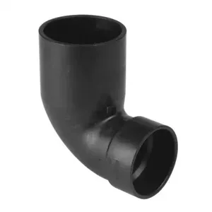 NIBCO I058270 DWV Street Closet Elbow With Cap, 4 x 3 Inch Size, Spigot x Hub End Style, ABS | BU4PCQ