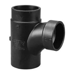 NIBCO I103250 Sanitary Street Tee, 4 Inch Size, Spigot x Hub x Hub End Style | BU4PJH