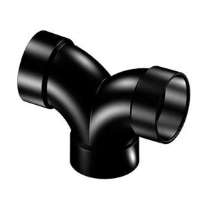 NIBCO I285550 DWV Double Elbow, 3 Inch Size, ABS | BU4PNG