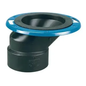 NIBCO I325250 Closet Flange With Steel Flange, 4 x 3 Inch Size, ABS | BU4PND