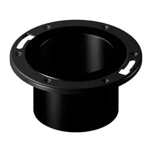 NIBCO I355490 Closet Flange With Steel Flange, 4 Inch Size, ABS | BU4PNJ