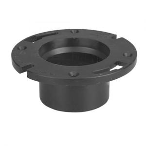 NIBCO I355700 Closet Flange With Pipe Stop, 4 x 3 Inch Size, 2-3/4 Inch Length, ABS | BU4PRA