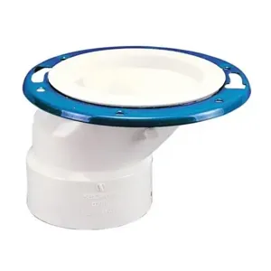 NIBCO K325250 Closet Flange With Plastic Coated Steel Flange, 4 x 3 Inch Size, PVC | BU4NWE