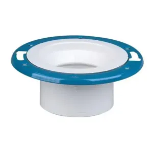 NIBCO K355290 Closet Flange With Flange, 4 Inch Size, 1-1/4 Inch Length, PVC | BU4NWJ