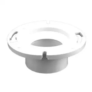 NIBCO K355300 Closet Flange With Plastic Coated Steel Flange, 4 Inch Size, PVC | BU4NWK