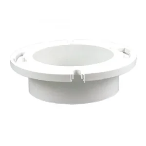 NIBCO K355330 DWV Closet Flange, 4 x 3 Inch Size, 2-15/32 Inch Length, PVC | BU4NWQ