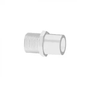 NIBCO L010000 Male Adapter, 1/2 Inch Size, PVC | BU4WMH