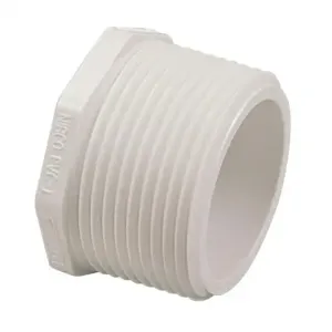 NIBCO L17060YP Plug, 2 Inch Size, MNPT End Style, PVC | BU4WYK