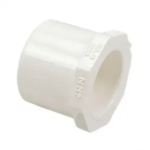 NIBCO L17788YP Bushing, 1-1/2 x 1/2 Inch Size, Male Spigot x Socket, PVC | BU4WZN