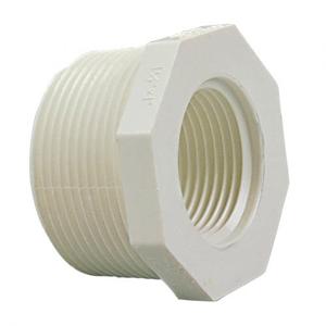 NIBCO L181450P Bushing, 1-1/2 x 1 Inch Size, MNPT x FNPT End Style, PVC | BU4WVG