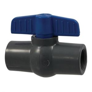 NIBCO MA065AB Compact Economy Ball Valve, 1-1/4 Inch Valve Size, Thread End Style, PVC Body | BY4AVL