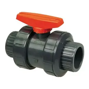 NIBCO MA598AH True Union Ball Valve, 4 Inch Valve Size, FNPT End Style, PVC Body | CB7LGF