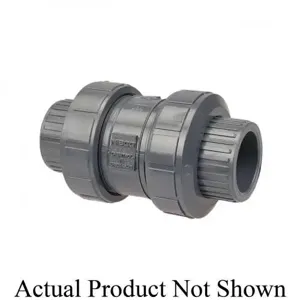 NIBCO MA817AH True Union Ball Check Valve, 4 Inch Valve Size, Socket, PVC Body | CC2WEH