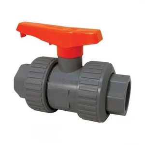 NIBCO MA932U6 Universal End True Union Ball Valve, 1/2 Inch Valve Size, Socket x FNPT End Style, PVC Body | CC7LCC