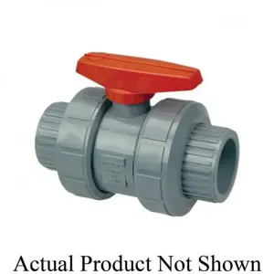 NIBCO MB611AK True Union Ball Valve, 6 Inch Valve Size, Socket End Style, CPVC Body | CC2WEC