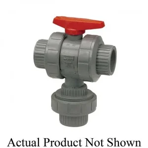 NIBCO MB781AC Ball Valve, 3 Way, 1-1/2 Inch Valve Size, Socket End Style, CPVC Body | CB3TYE