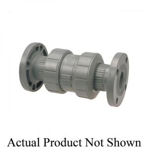 NIBCO MB802A8 True Union Ball Check Valve, 3/4 Inch Valve Size, Flanged, CPVC Body | CA3JDN
