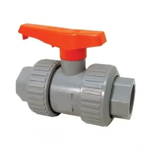 NIBCO MB932U6 True Union Ball Valve, 1/2 Inch Valve Size, Socket x FNPT End Style, CPVC Body | CA7PEY