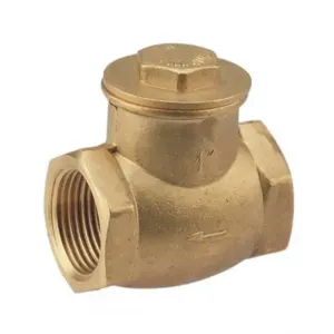 NIBCO N00316D Swing Check Valve, 2 Inch Valve Size, NPT, Brass Body | BZ2LLM