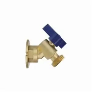 NIBCO NB53JH8 Quarter-Turn Angle Sillcock, 3/4 Inch Size, Threaded x Hose End Style, Brass Body | CA2EBV