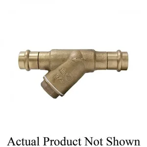 NIBCO NF2RB0D Wye Strainer, 2 Inch Size, Female Press Connection | BU4XLA