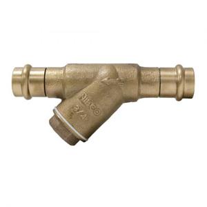 NIBCO NF2RB08 Wye Strainer, 3/4 Inch Size, Female Press Connection | BU4XKP