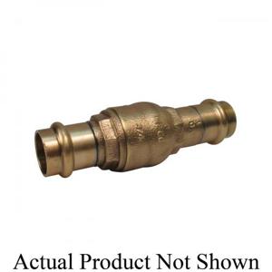 NIBCO NF7Q006 Lift In-Line Check Valve, 1/2 Inch Valve Size, Bronze Body | BY7HDL
