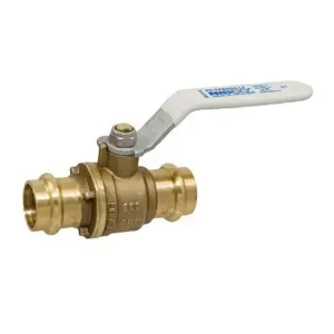 NIBCO NF998X6 Ball Valve, 1/2 Inch Valve Size, Female Press End Style, Brass Body | CA2CMA