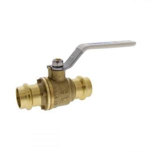 NIBCO NF998XD Ball Valve, 2 Piece, 2 Inch Valve Size, Female Press End Style, Copper Alloy Body | CA2CMF