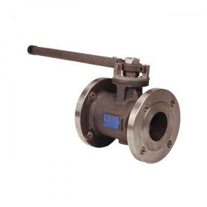 NIBCO NG10706 Uni-Body Ball Valve, 1/2 Inch Valve Size, Flanged End Style, 150 lb, Stainless Steel Body | CA3GXU