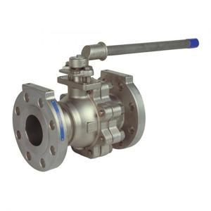 NIBCO NG318FF Split Body Ball Valve, 3 Inch Valve Size, Flanged End Style, 300 lb, Stainless Steel Body | CA8YMW