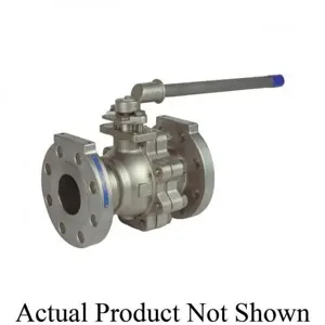 NIBCO NG318FH Split Body Ball Valve, 4 Inch Valve Size, Flanged End Style, 300 lb, Stainless Steel Body | CA8YMY