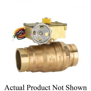 NIBCO NG93X7D Ball Valve, 2 Piece With Switch, 2 Inch Valve Size, Grooved End Style, Bronze Body | BZ3LYG