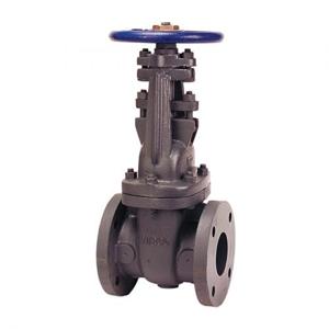 NIBCO NHA30NF Gate Valve With Gasket, 3 Inch Valve Size, Flat Face Flanged, Cast Iron Body | BZ8YLP