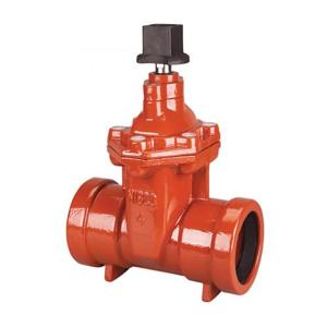 NIBCO NHAC21H Gate Valve, 4 Inch Valve Size, IPS Push-On, Cast Iron Body | BZ3LZE