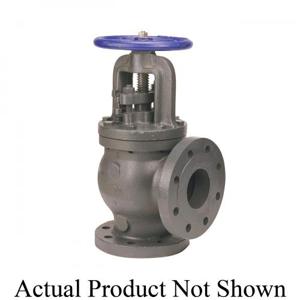 NIBCO NHDT00L Angle Valve With Ports, 8 Inch Size, Flanged End Style, Cast Iron Body | CB9MUK