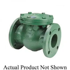 NIBCO NHE970F Swing Check Valve With Ports, 3 Inch Valve Size, Flanged Ductile Iron Body | BZ7KGB