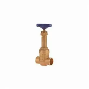 NIBCO NJ0500A Gate Valve, 1 Inch Valve Size, Solder, Bronze Body | BY7AHD