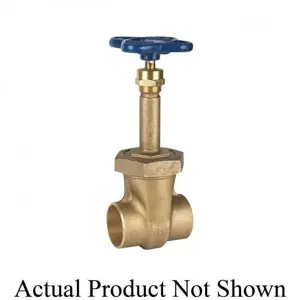 NIBCO NJ1M00A Gate Valve, 1 Inch Valve Size, Solder, Bronze Body | CB8CZF