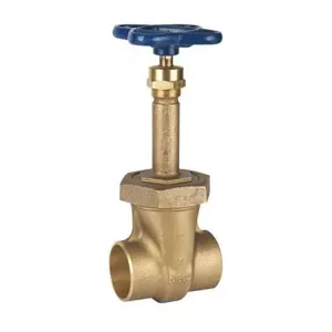 NIBCO NJ1MW0D Gate Valve, 2 Inch Valve Size, Solder, Bronze Body | CB8CZW