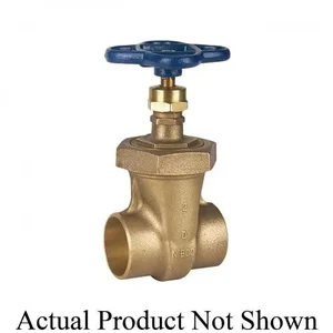 NIBCO NJ1T00A Gate Valve, 1 Inch Valve Size, Solder, Bronze Body | CB8DAC