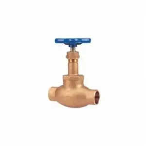 NIBCO NJ2K00E Globe Valve, 2-1/2 Inch Size, Solder End Style, Bronze Body | BY8XZB