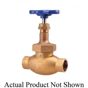 NIBCO NJ34002 Globe Valve, 1/8 Inch Size, Solder End Style, Bronze Body | BY8XZV