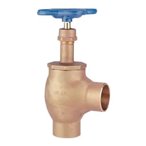 NIBCO NJ4K008 Angle Valve, 3/4 Inch Size, Solder End Style, Bronze Body | CA8PRV