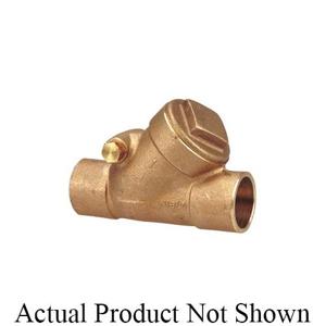 NIBCO NJ7K00E Y-Pattern Swing Check Valve, 2-1/2 Inch Valve Size, Solder Joint, Bronze Body | CA8PUQ