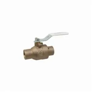 NIBCO NJ832X8 Ball Valve, 2 Piece, 3/4 Inch Valve Size, Solder End Style, Silicon Bronze Body | BZ6HVT