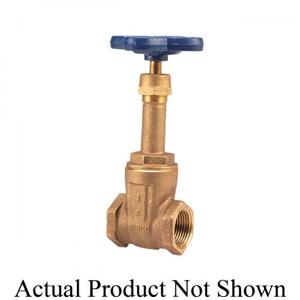 NIBCO NL0510C Gate Valve With Drain, 1-1/2 Inch Valve Size, Threaded, Bronze Body | BY7FPA